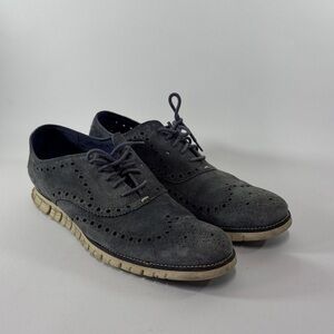 Cole Haan Dark Gray/Blue Oxfords